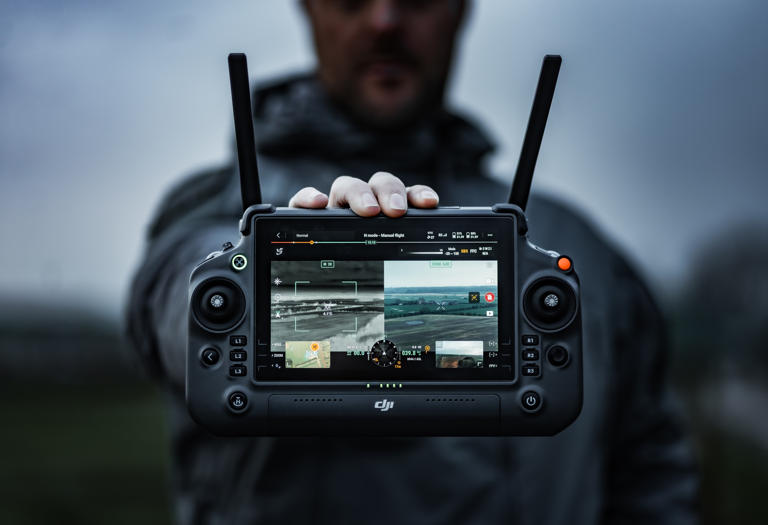 Thermal Drone Image Thermal Drone Image